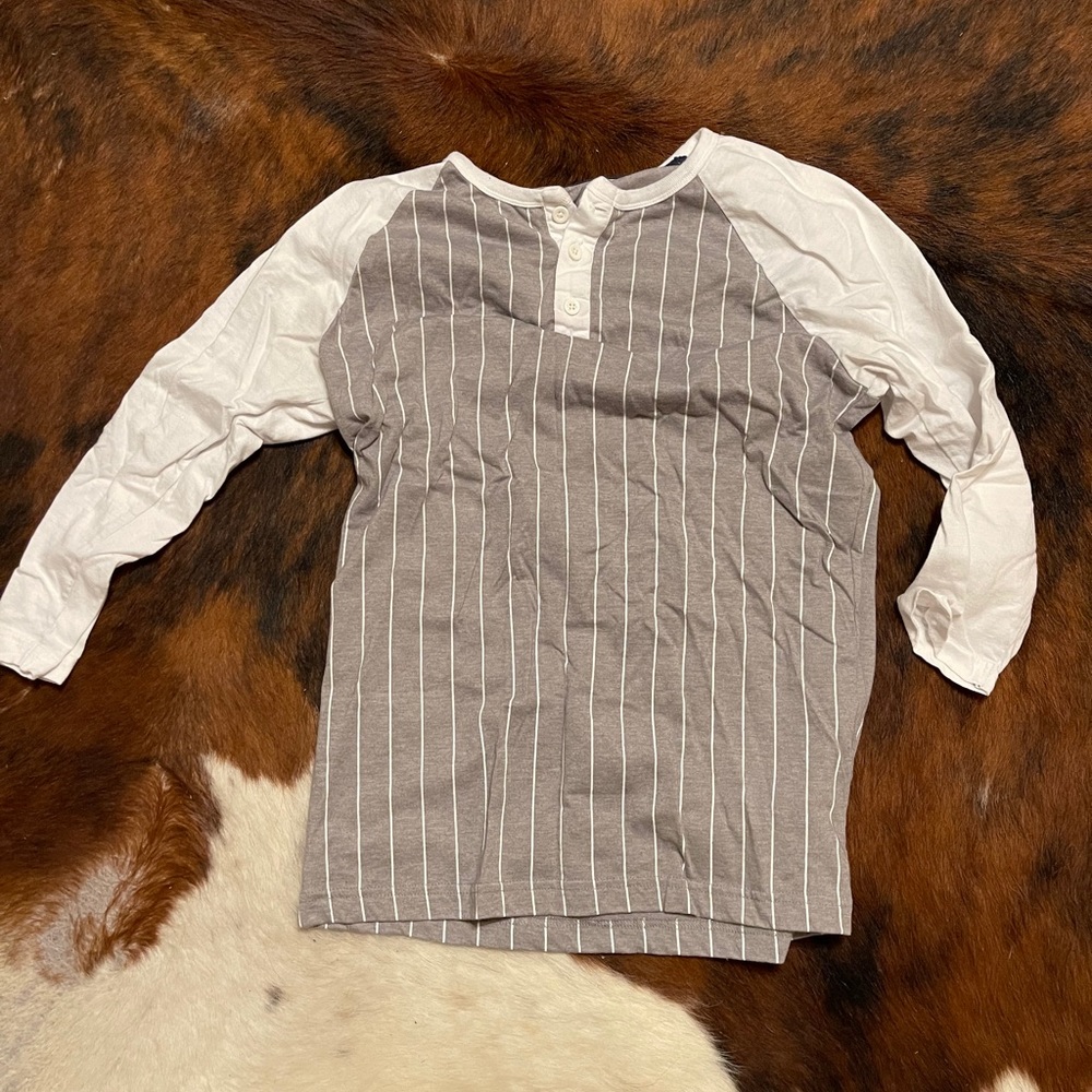 Baseball tee 3/4 length
